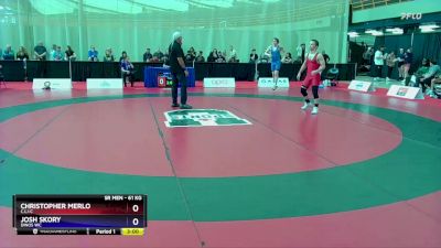 61 kg 1st Place Match - Christopher Merlo, C.L.I.C vs Josh Skory, Dinos WC