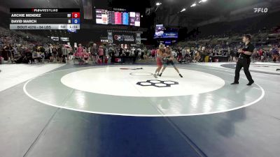 94 lbs Champ. Rd Of 64 - Archie Mendez, NV vs David March, IA