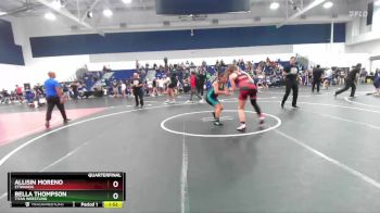 135 lbs Quarterfinal - Bella Thompson, Titan Wrestling vs Allisin Moreno, Etiwanda