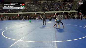110 lbs Quarterfinal - Nate Peterson, Berge Elite Wrestling Academy vs Robbie Crawford, Pinnacle Wrestling Club