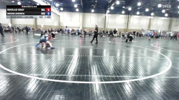 144 lbs Consi Of 8 #2 - Nikolas Gray, Wellington Wrestling vs Bekim Zherka, Sons Of Thunder Naples