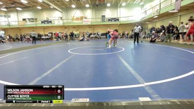 150 lbs Quarterfinal - Cutter Boyce, Apache Wrestling Club vs Wilson Jamison, Wave Wrestling Club