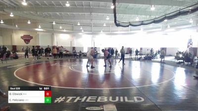 285 lbs Round Of 16 - Brady Elswick, Roanoke College vs Cohle Feliciano, Life University