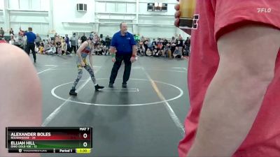 72 lbs Round 1 (4 Team) - Elijah Hill, Ohio Gold 10K vs Alexander Boles, Roughhouse