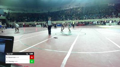 160 lbs Round Of 32 - Brody Bowman, Edmond Memorial vs Robert Young, Husky Wrestling Club