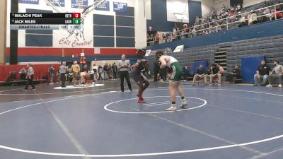 189 lbs Quarterfinal - Malachi Peak, Bethlehem Center vs Jack Miles, Laurel