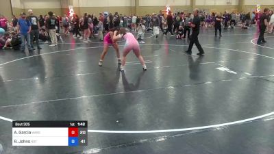 136 lbs Rr Rnd 5 - Arianna Garcia, Ward Girls Wrestling vs Rowdy Johns, Not Plain Jane's - Pink