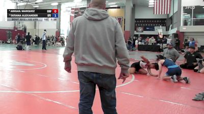 102 lbs Semifinal - Abigail Marquez, Surfside X vs Tatiana Alexander, Gps Wrestling