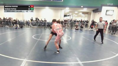 120 lbs Round Of 128 - Weston Porter, IA vs Roman Tuttle, KS