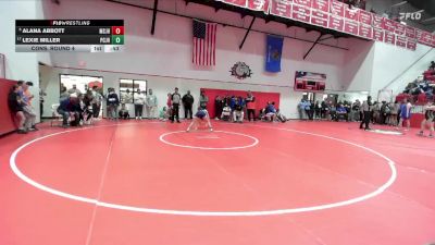 JH 96 lbs Cons. Round 4 - Lexie Miller, Ponca City JH vs Alana Abbott, Mustang JH