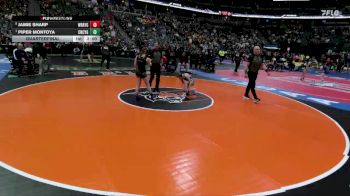 G105-4A Quarterfinal - Piper Montoya, Canon City Girls vs Jamie Sharp, Wray Girls