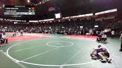 177 lbs Quarterfinal - Jerik Winland, IWCA vs Liam Dillon, NBHA