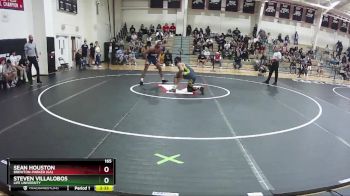 165 lbs Semifinal - Steven Villalobos, Life University vs Sean Houston, Brewton-Parker (GA)