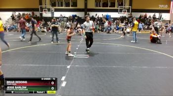 72 lbs Round 2 - Jesse Barlow, Legacy Elite Wrestling vs Briar Redding, Team Tiger