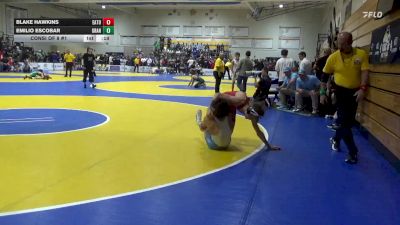 123 lbs Consi Of 8 #1 - Blake Hawkins, Eaton (CO) vs Emilio Escobar, Granite Hills-El Cajon