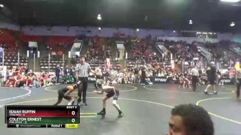 72 lbs Quarterfinals (8 Team) - Isaiah Ruffin, Ypsilanti vs Coleton Ernest, Pine River