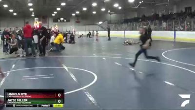 82 lbs Cons. Round 4 - Linkoln Dye, Eaton Rapids Youth WC vs Jayse Miller, Eaton Rapids Youth WC