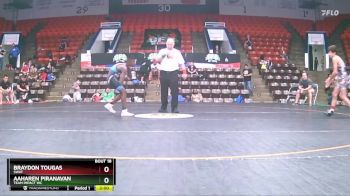 112 lbs Champ. Round 1 - Aaharen Piranavan, Team Impact WC vs Braydon Tougas, SWAT