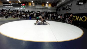 175 lbs Cons. Round 2 - Wyatt Valle, Orange Vista vs Jake Noreyko, Aliso Niguel