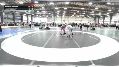119 lbs Consi Of 32 #2 - Kamdyn Weiman, MD vs Joseph Merry, GA