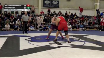 285 lbs 1st Place Match - William Wortkoetter, St. Francis vs Wyatt Giarla, SJCI