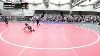 80-I lbs Consolation - Brixton Fortin, Revolution Wrestling Club vs Eric Bostard, Upper Township
