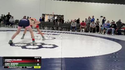100 lbs Semis & 1st Wrestleback (8 Team) - Joseph Colardo, CT Whale vs Cody Bakhsh, Steller Trained