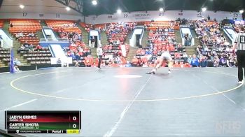 150 lbs Quarterfinals (8 Team) - Jadyn Grimes, Mason vs Carter Simota, Monroe Jefferson