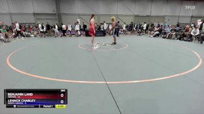 285 lbs 4th Wrestleback (16 Team) - Benjamin Land, Indiana vs Lennox Charley, North Dakota