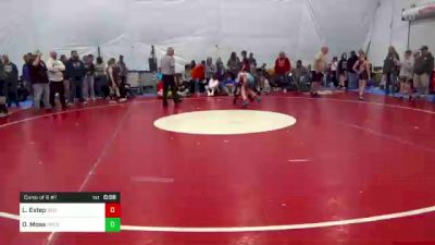 98 lbs Consi Of 8 #1 - Levi Estep, Red Land vs Owen Moss, Presto