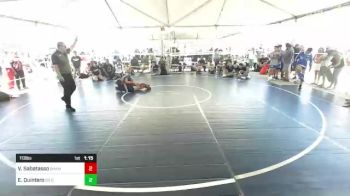 113 lbs Round Of 16 - Valentino Sabatasso, Shamba Wrestling vs Erik Quintero, So Cal Grappling