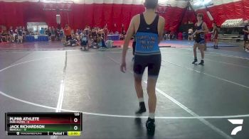 120 lbs Round 2 (4 Team) - Jack Richardson, Roncalli vs PLPRB Athlete, Park Rapids