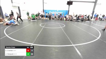 135 lbs Quarterfinal - Eli Cramer, Virginia Team Predator vs Josh Vasquez, Michigan Grapplers