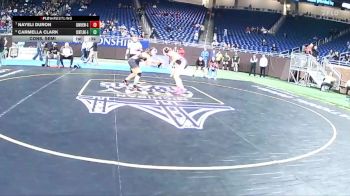 Girls-135 lbs Cons. Semi - Nayeli Duron, Grand Rapids Northview (Girls) vs Carmella Clark, Center Line (Girls)