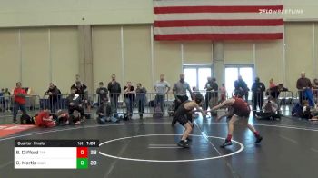 89 lbs Quarterfinal - Brian Clifford, Junior Terps ES vs Owen Martin, Edge ES