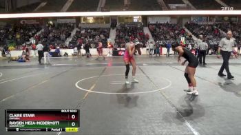 120 lbs Cons. Round 3 - Raygen Meza-McDermott, Garden City vs Claire Starr, Emporia