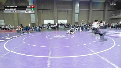 285 lbs Cons. Round 3 - Mason Jones, Lebanon vs Clayton Petty, Melissa