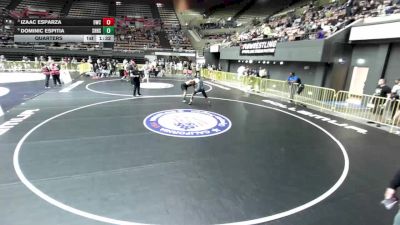 190 lbs Quarters - Izaac Esparza, 951 Wrestling Club vs Dominic Espitia, South Hills High School Wrestling