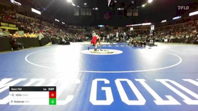 126 lbs Consi Of 16 #1 - Eziequel Vela, Oakdale vs Pablo Adame, Matilda Torres