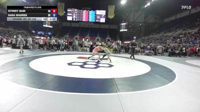 115 lbs Champ. Rd Of 128 - Sydney Babi, CO vs Sara Warren, NC