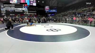 125 lbs Champ. Rd Of 128 - Natalia Accorsi, CT vs Crystal Loera, KS