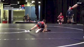 62 lbs Semis - AJ Puckett, Alpha Elite Wrestling vs Grayson Clark, Pedraza Wrestling