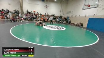 190 lbs Quarterfinal - Elijah Timbers, Natrona County vs Luciano Vazquez, Worland