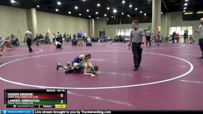 65+70 Round 1 - Landen Arrington, Troup Youth Wrestling vs Xaiden Erskine, Soddy Daisy Wrestling Club