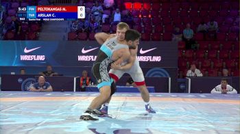 72 kg 1/4 Final - Mikko Peltokangas, Finland vs Cengiz Arslan, Turkey