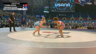 170 lbs Cons. Rd Of 16 - Ciyanna Okocha, PA vs Temprence Watson, MO
