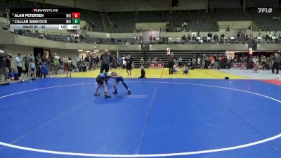 55 lbs Cons. Round 4 - Alan Petersen, American Outlaws Wrestling vs Callan Babcock, Team Nazar