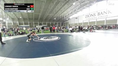 115 lbs Champ. Round 2 - Lorenzo Garcia, Northside Wrestling Club vs Jaxon Martinez, Ruby Mountain Wrestling Club