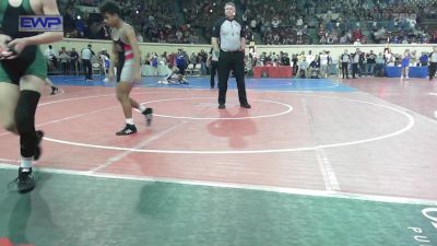 110 lbs Round Of 64 - Troy Kimble, Stilwell vs Trooper Lowrance, Deer Creek