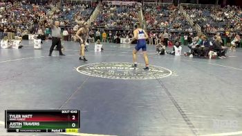 4A 126 lbs Cons. Semi - Tyler Watt, Wake Forest vs Justin Travers, Pinecrest